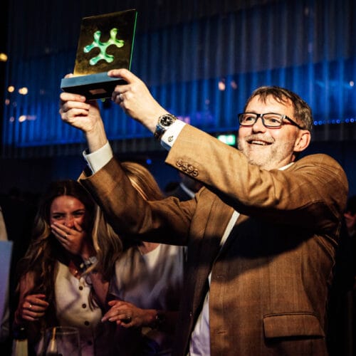 best sports technology Awards Winner Only for the innovative Celebration Smiles Trophy tech-led innovation best sports technology Awards Winner Event of the year Ryder Cup Only for the innovative Celebration Smiles