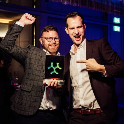 The best sports technology Awards Winner STA Group Turf Coach Only for the innovative Celebration Smiles Trophy